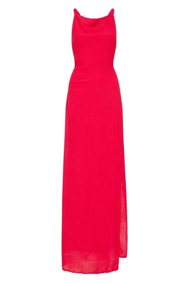 Women Faithfull The Brand Dresses Palermo Maxi Dress Peony Pink