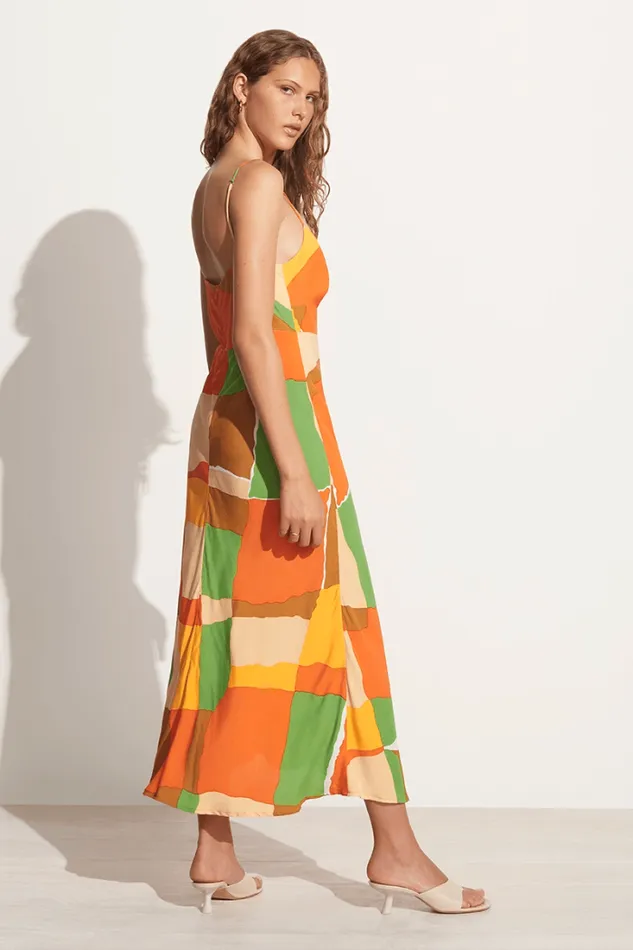 Women Faithfull The Brand Dresses Tempio Midi Dress Costa Smeralda Print 8211 Final Sale