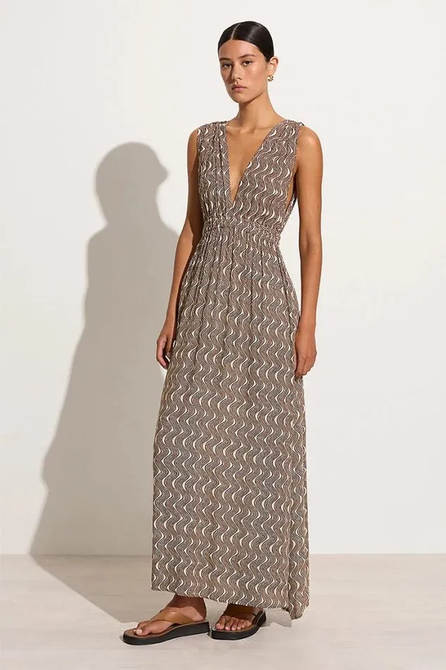 Women Faithfull The Brand Dresses Tropicale Midi Dress Nilo 8211 Final Sale