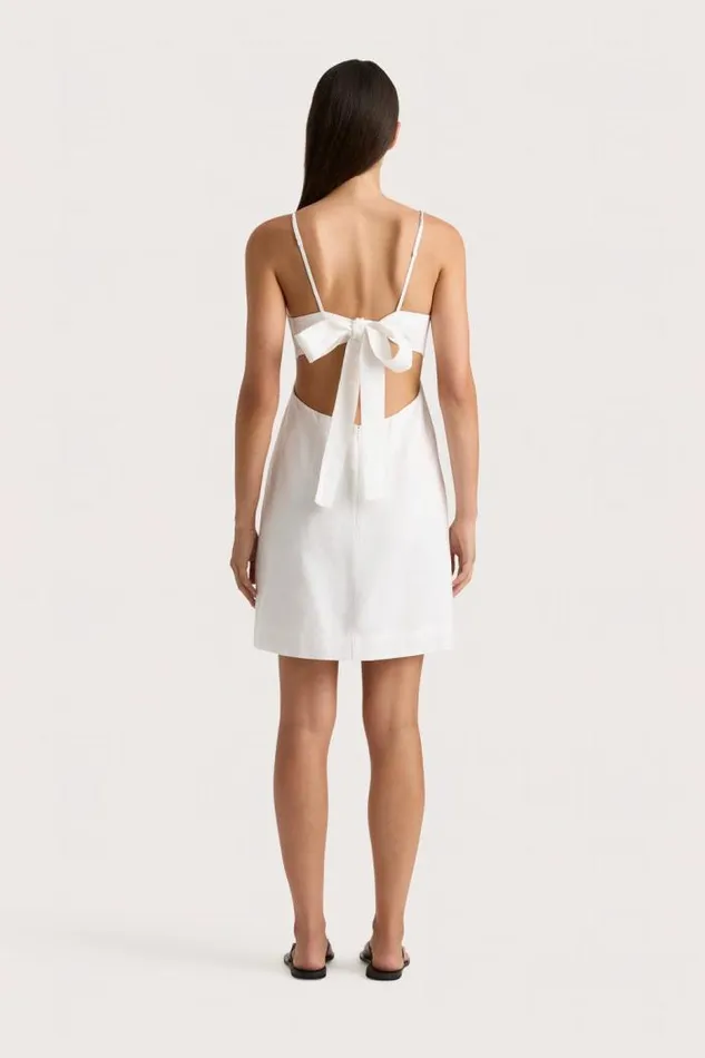 Women Faithfull The Brand Mini Dresses Antibes Mini Dress White