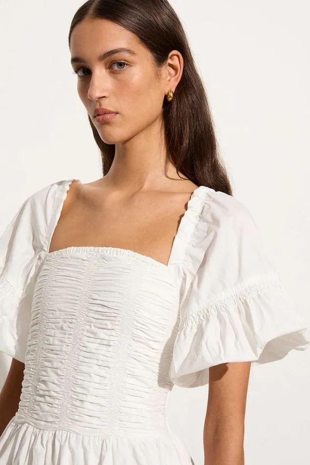 Women Faithfull The Brand Mini Dresses Belladonna Mini Dress White