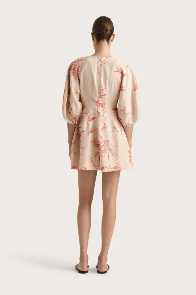 Women Faithfull The Brand Mini Dresses Soleil Mini Dress Leilani Vermilion