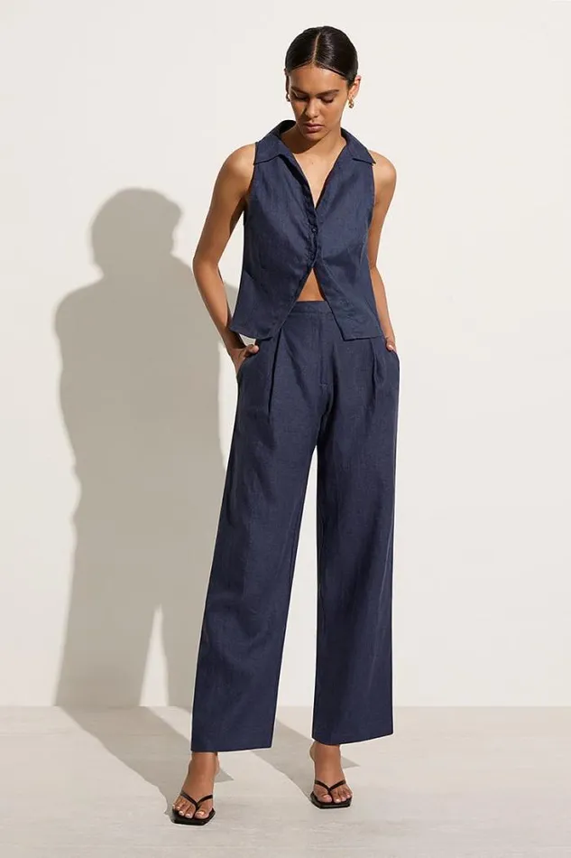 Women Faithfull The Brand Pants Cedros Pant Slate