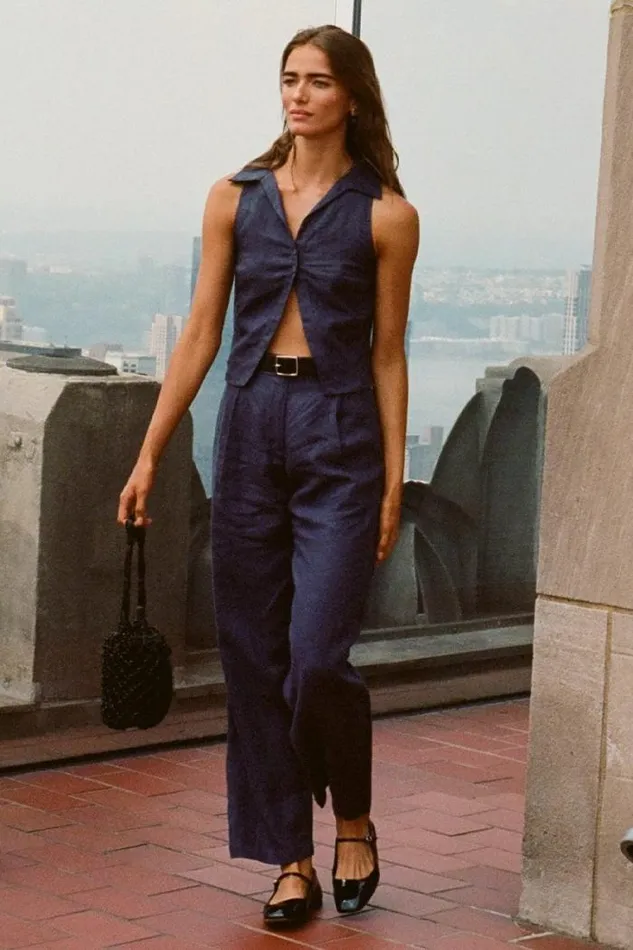 Women Faithfull The Brand Pants Cedros Pant Slate