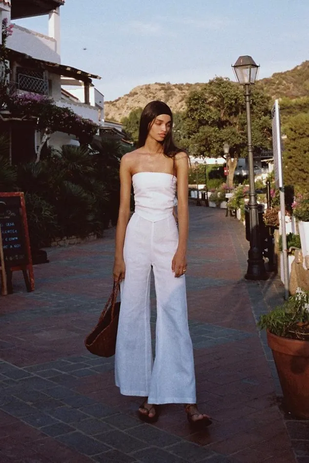 Women Faithfull The Brand Pants Ottavio Pants White