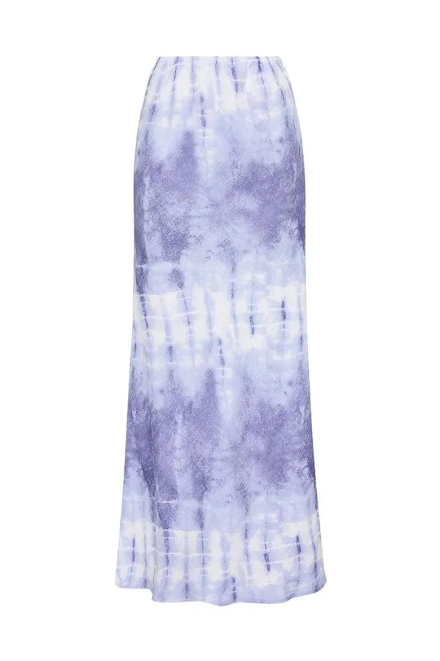 Women Faithfull The Brand Skirts and Shorts Davina Bias Skirt Ceira Slate