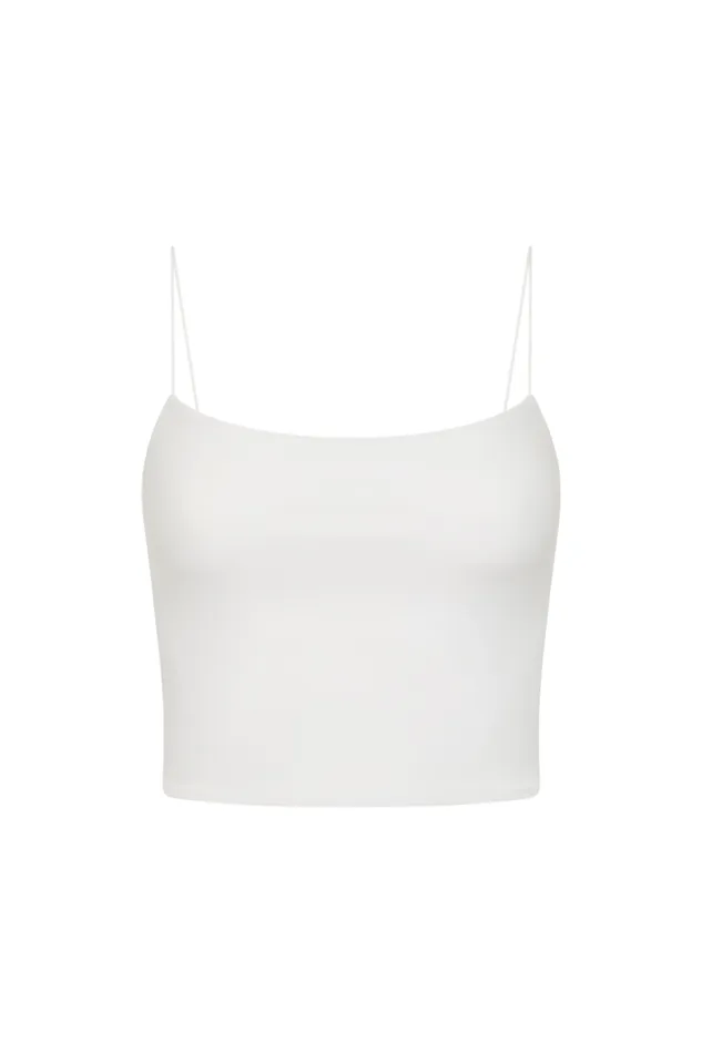 Women Faithfull The Brand Swim Jean Swim Top White