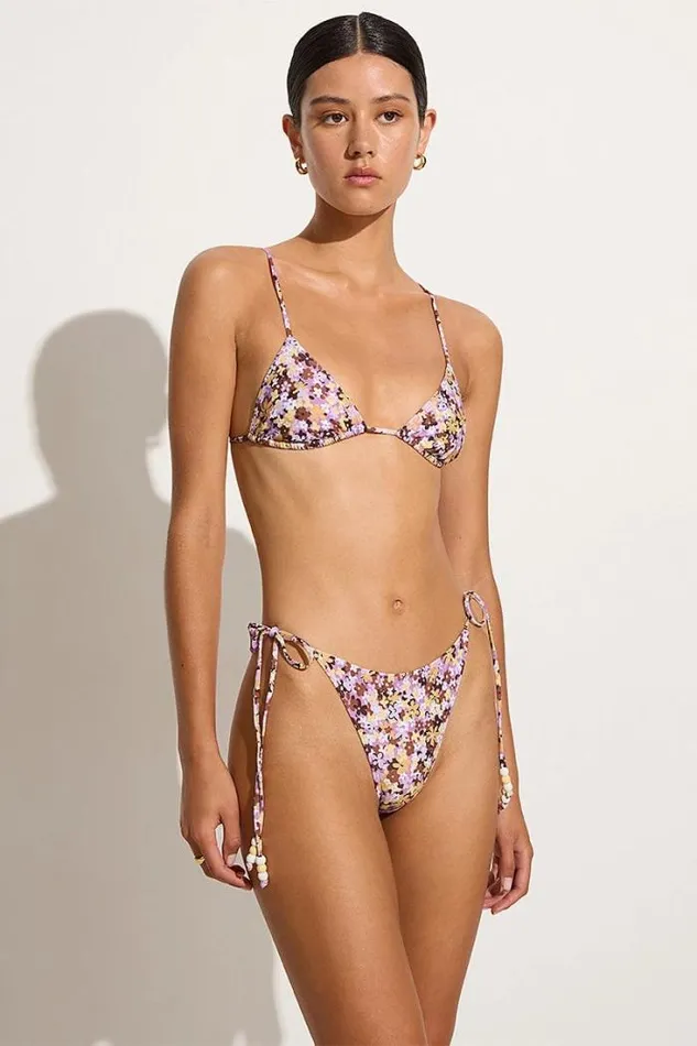 Women Faithfull The Brand Swim Lago Bikini Top Cala Nika Floral 8211 Final Sale