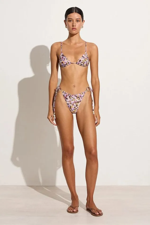 Women Faithfull The Brand Swim Lago Bikini Top Cala Nika Floral 8211 Final Sale