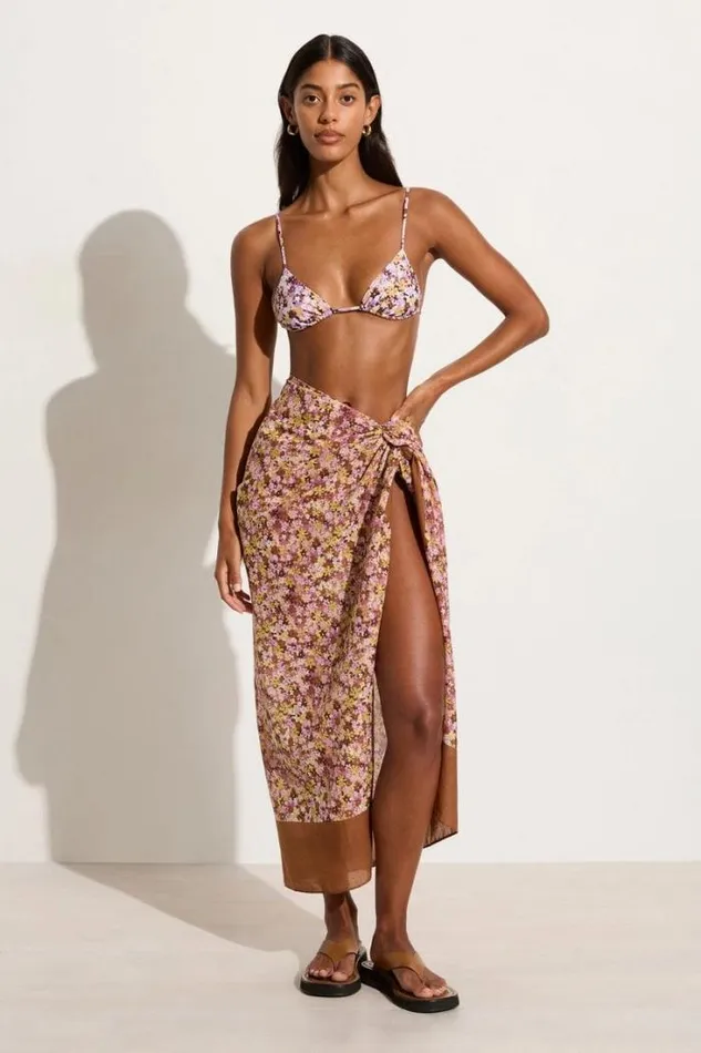 Women Faithfull The Brand Swim Lago Bikini Top Cala Nika Floral 8211 Final Sale