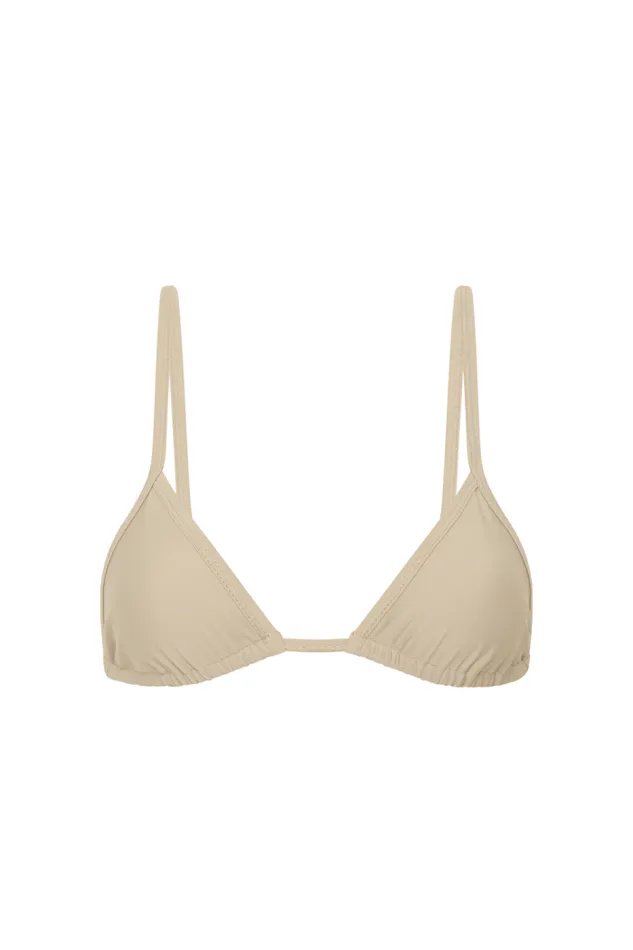 Women Faithfull The Brand Swim Manon Bikini Top Taupe