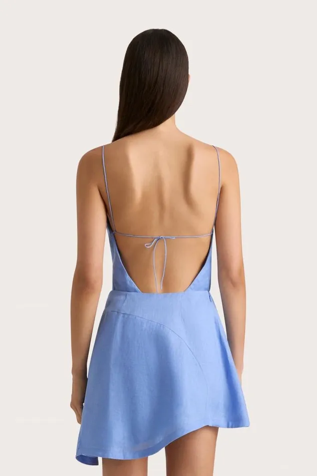 Women Faithfull The Brand Tops Antibes Top Mid Blue