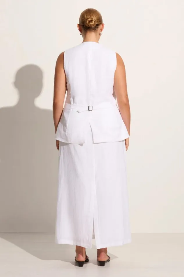 Women Faithfull The Brand Tops Domenico Vest White