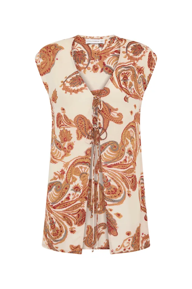 Women Faithfull The Brand Tops Ionica Top Alessia Paisley