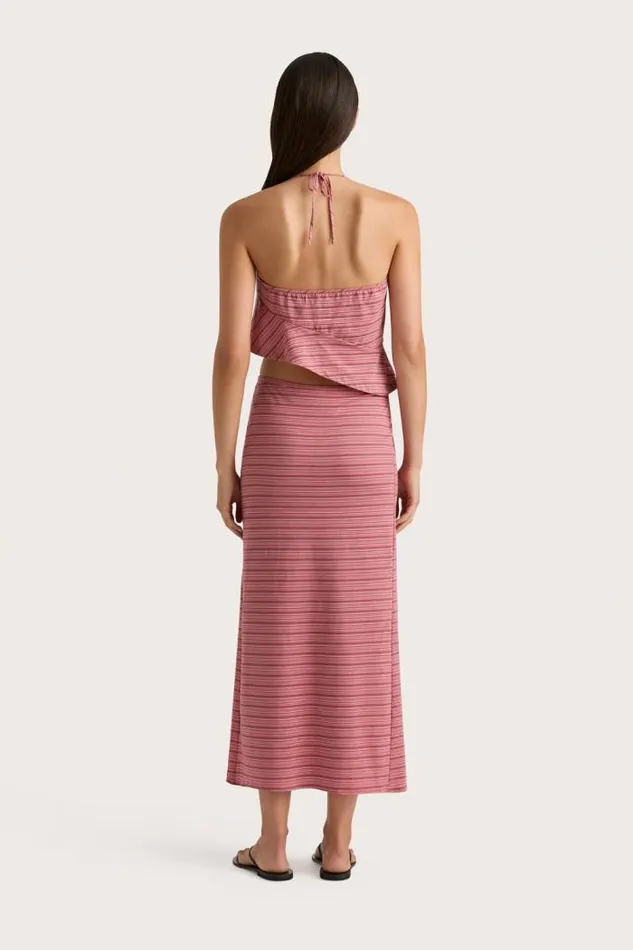 Women Faithfull The Brand Tops Maceio Top Vermillion Stripe