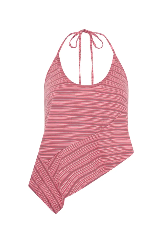 Women Faithfull The Brand Tops Maceio Top Vermillion Stripe