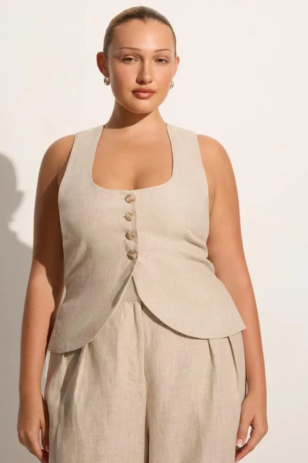 Women Faithfull The Brand Tops Stanze Vest Natural