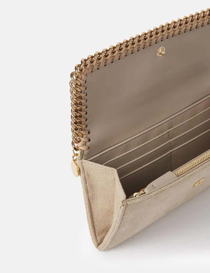 Women Falabella Flap Continental Wallet Butter Cream Stella McCartney Iconic Falabella Women Falabella Flap Continental Wallet Butter Cream Stella McCartney Iconic Falabella