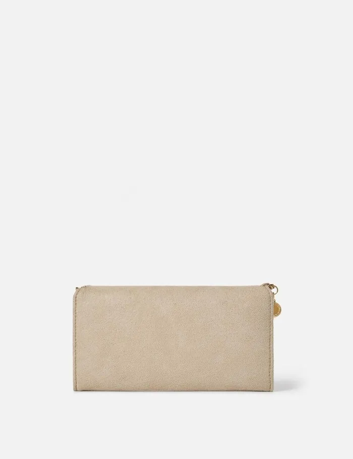 Women Falabella Flap Continental Wallet Butter Cream Stella McCartney Iconic Falabella Women Falabella Flap Continental Wallet Butter Cream Stella McCartney Iconic Falabella