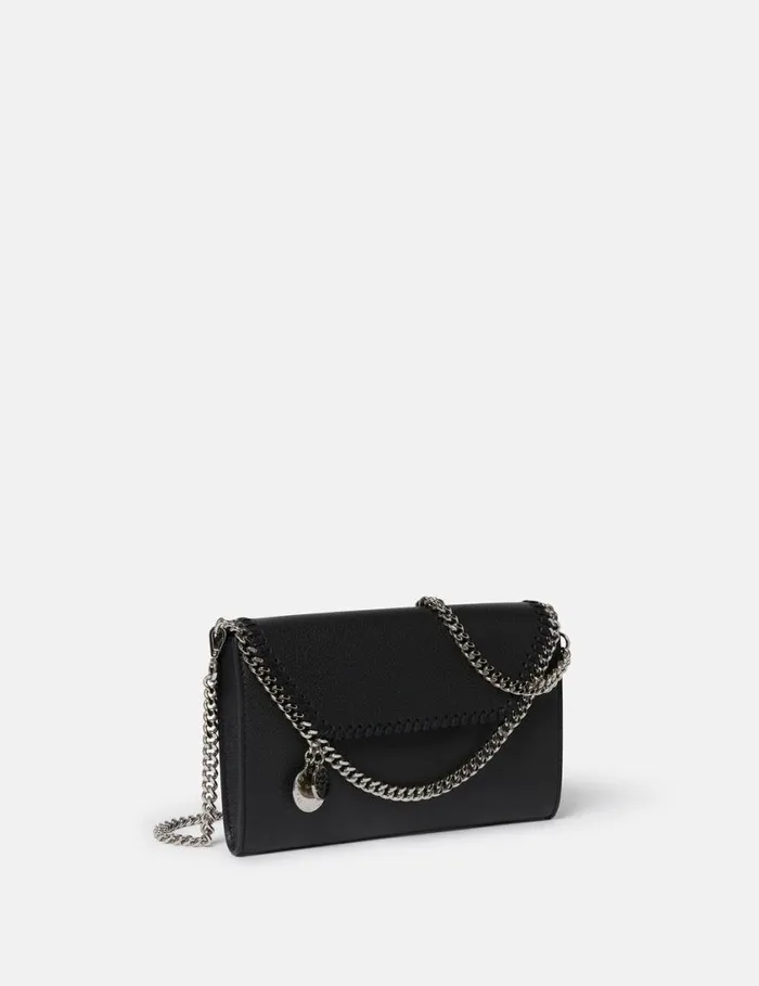 Women Falabella MIRUM Wallet Crossbody Bag Black Stella McCartney Iconic Falabella Women Falabella MIRUM Wallet Crossbody Bag Black Stella McCartney Iconic Falabella