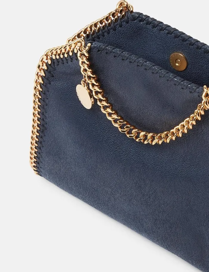 Women Falabella Tiny Tote Bag Indigo Moon Stella McCartney Crossbody Bags