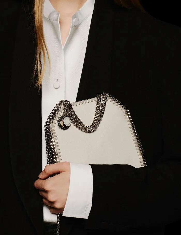 Women Falabella Tiny Tote Bag Magnolia White Stella McCartney TopHandle Bags Women Falabella Tiny Tote Bag Magnolia White Stella McCartney TopHandle Bags