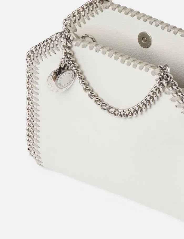 Women Falabella Tiny Tote Bag Magnolia White Stella McCartney TopHandle Bags Women Falabella Tiny Tote Bag Magnolia White Stella McCartney TopHandle Bags