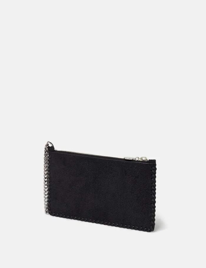Women Falabella Wrist Pouch Pitch Black Stella McCartney Mini Bags And Clutches Women Falabella Wrist Pouch Pitch Black Stella McCartney Mini Bags And Clutches