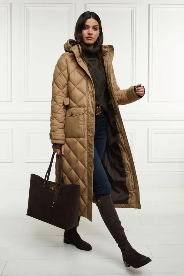 Women Farnham Longline Coat Sand Holland Cooper Coats Women Farnham Longline Coat Sand Holland Cooper Coats