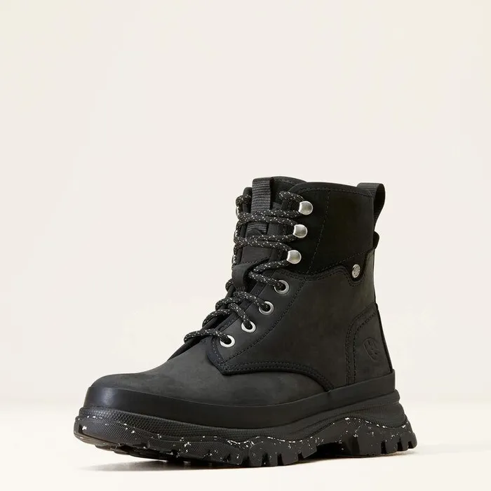 Women Fashion Boots Ariat Moresby Waterproof Boot Oily Distressed Black