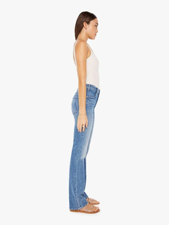 Women Flare Mother Denim The Hustler Sneak Blue medium