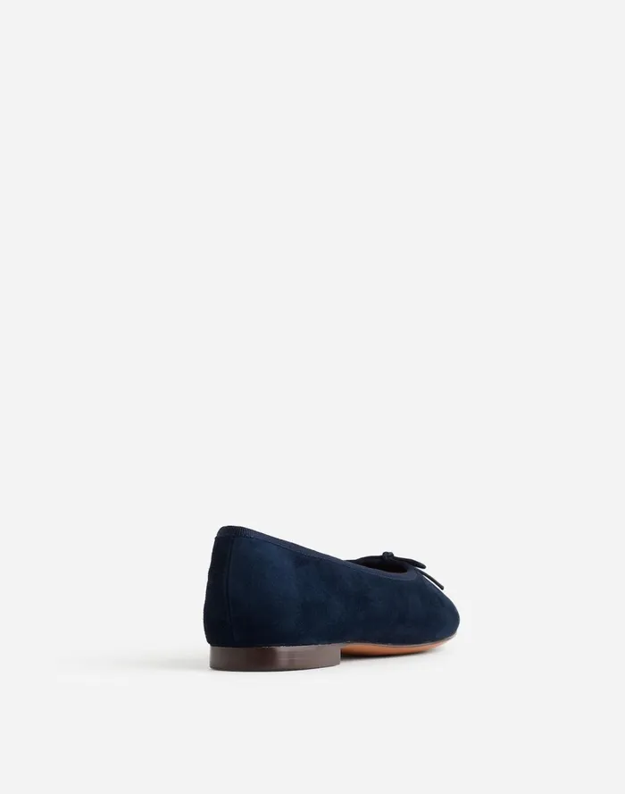 Women Flats and Loafers Madewell The April Ballet Flat Deep Indigo