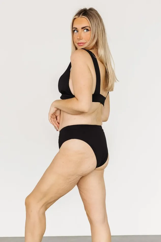 Women Formentera Pullover Bikini Top Black Baltic Born Bikini