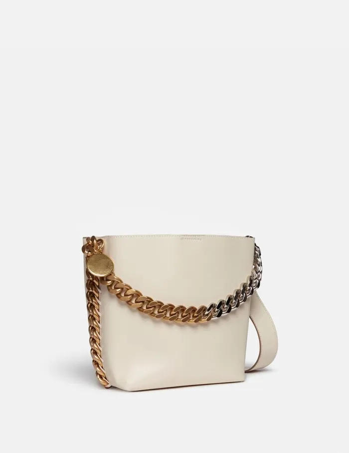 Women Frayme Bucket Bag Pure White Stella McCartney Mini Bags And Clutches Women Frayme Bucket Bag Pure White Stella McCartney Mini Bags And Clutches