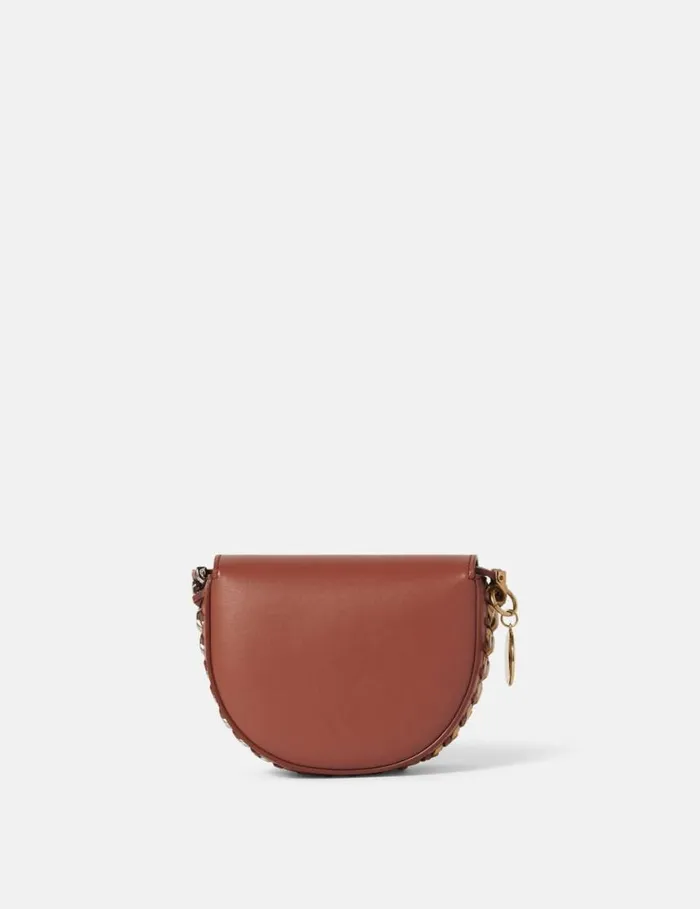 Women Frayme Small Flap Shoulder Bag Brick Stella McCartney Frayme Bag