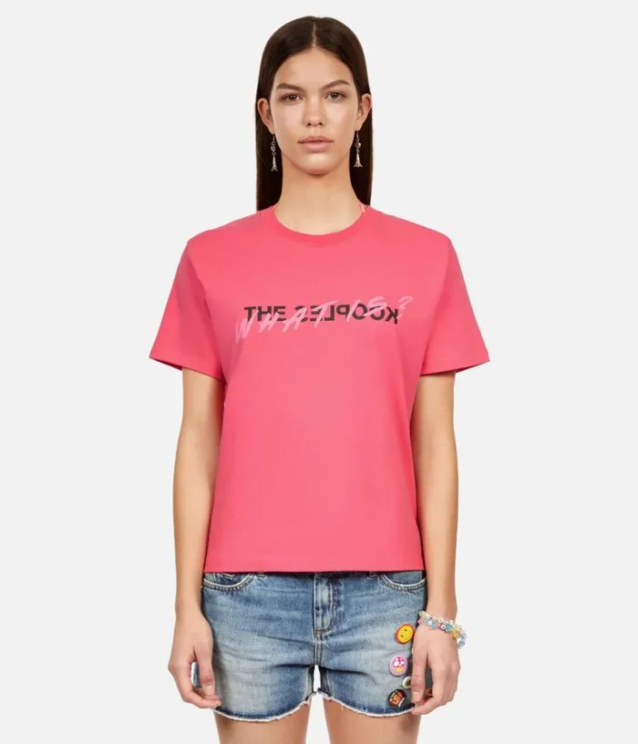 Women Fuchsia What Is Tshirt THE KOOPLES Tshirts