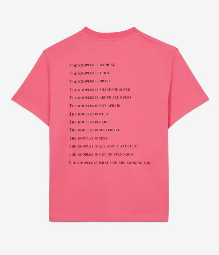 Women Fuchsia What Is Tshirt THE KOOPLES Tshirts