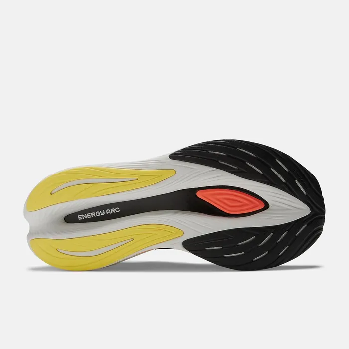 Women FuelCell SuperComp Trainer Black With Black Metallic And Neon Dragonfly New Balance Running