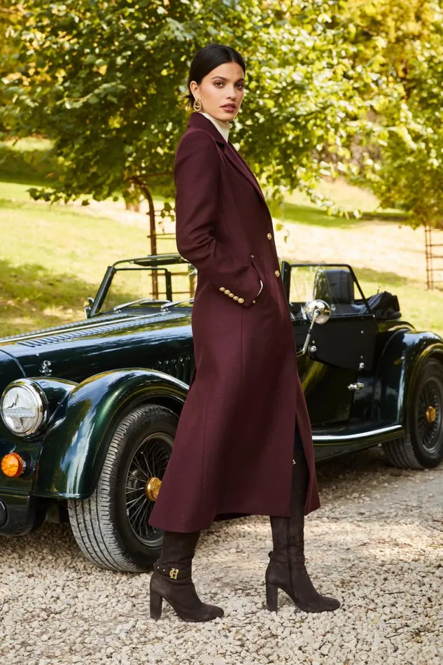 Women Full Length Regency Coat Mulberry Holland Cooper Tailoring