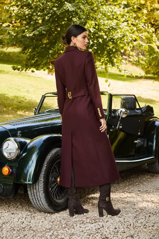 Women Full Length Regency Coat Mulberry Holland Cooper Tailoring