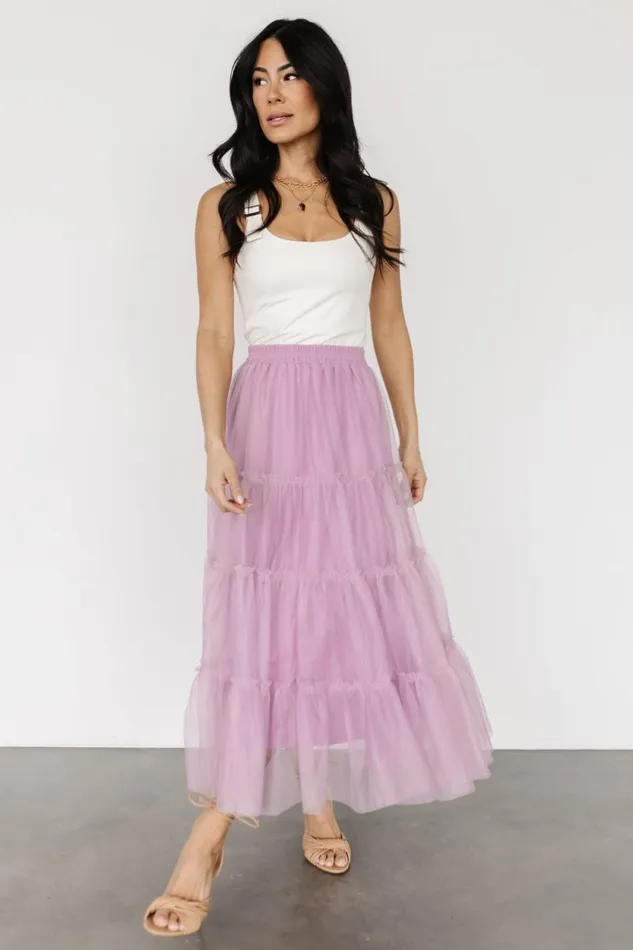 Women Galena Tulle Skirt Dusty Orchid Baltic Born Tulle Styles
