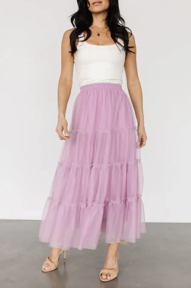 Women Galena Tulle Skirt Dusty Orchid Baltic Born Tulle Styles