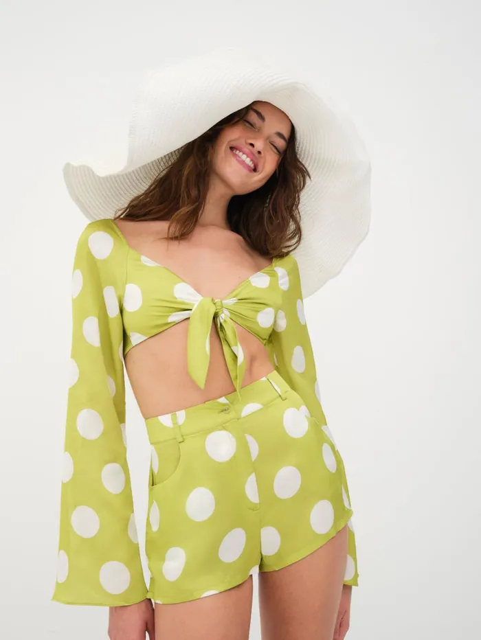 Women Galia Top Green For Love and Lemons Tops