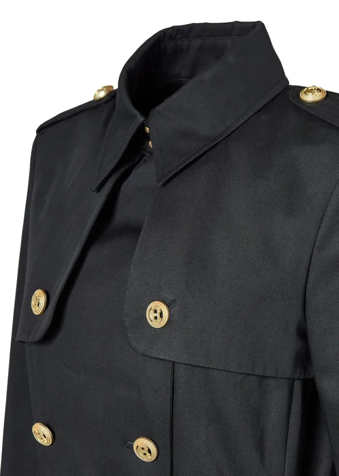 Women Gatcombe Full Length Trench Coat Black Holland Cooper Tailoring
