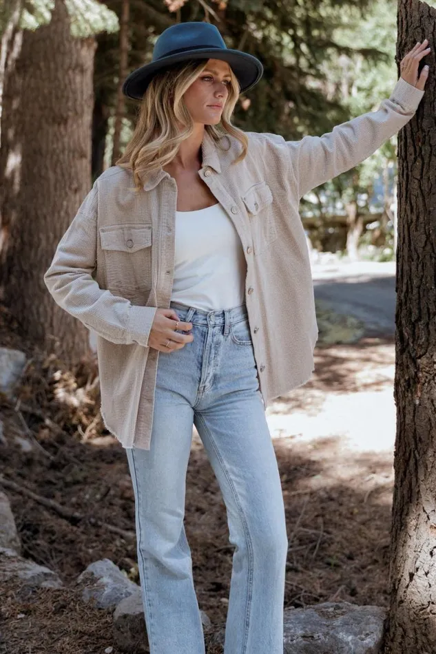 Women Greeley Corduroy Jacket Sand Baltic Born Outerwear