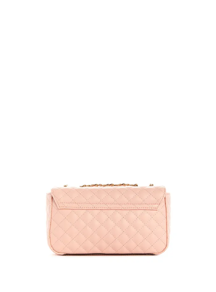 Women Half Flap GUESS Peach Rue Rose Mini Crossbody Bag Women Half Flap GUESS Peach Rue Rose Mini Crossbody Bag