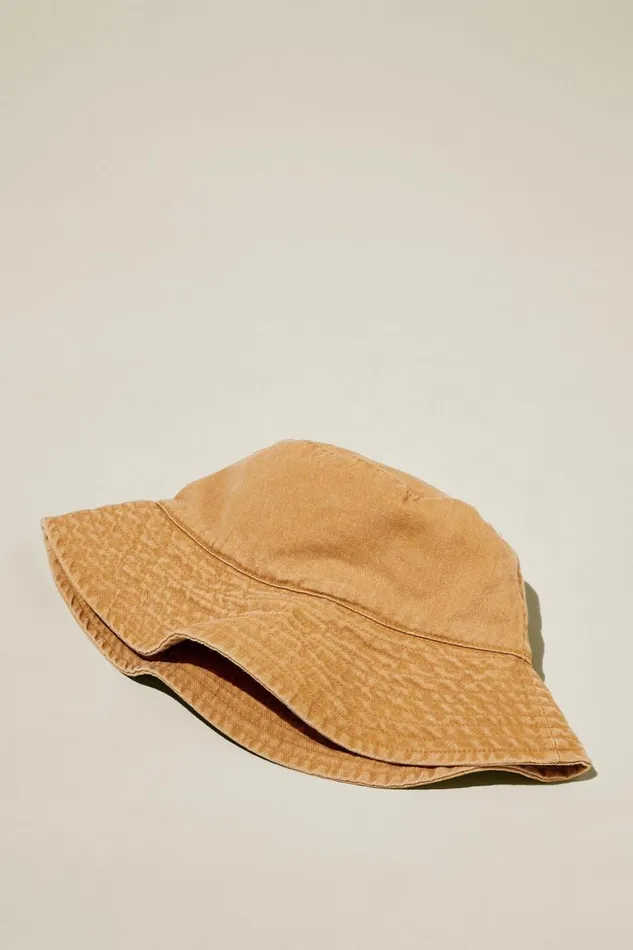 Women Hats Cotton On Willow Washed Bucket Hat Toffee