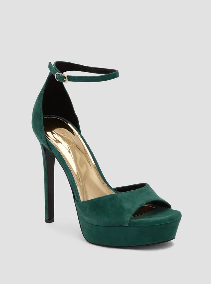 Women Heels GUESS Green Cadlyy High Heels