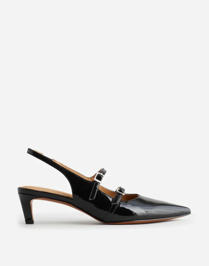 Women Heels Madewell The Davina Slingback Pump True Black