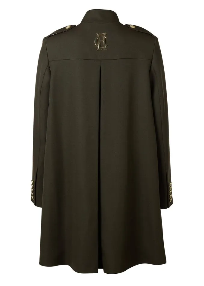Women Highbury Cape Coat Khaki Barathea Holland Cooper Tailoring